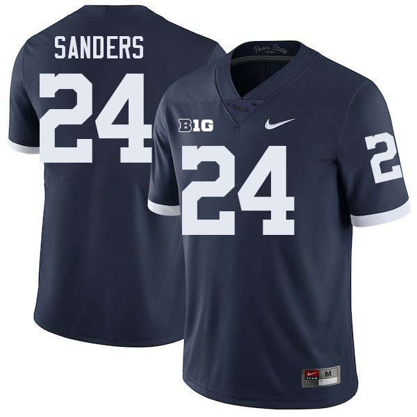 Miles Sanders Penn State Jersey,PSU Nittany Lions #24 Miles Sanders Football Uniforms-Retro Miles Sanders Penn State Jersey,PSU Nittany Lions #24 Miles Sanders Football Uniforms-Retro